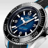 Buy Shop Omega Planet Ocean 6000M Co Axial Master Chronometer 45.5mm Blue Dial Black Rubber Strap Watch for Men - 21532462103001 USA Online