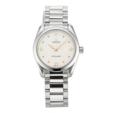 Buy Shop Omega Seamaster Aqua Terra Quartz Diamond Silver Dial Silver Steel Strap Watch for Women - 220.10.28.60.54.001 USA Online