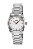 Buy Shop Omega Seamaster Aqua Terra Quartz Diamond Silver Dial Silver Steel Strap Watch for Women - 220.10.28.60.54.001 USA Online