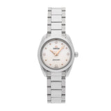 Buy Shop Omega Seamaster Aqua Terra Quartz Diamond Silver Dial Silver Steel Strap Watch for Women - 220.10.28.60.54.001 USA Online