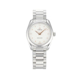 Buy Shop Omega Seamaster Aqua Terra Quartz Diamond Silver Dial Silver Steel Strap Watch for Women - 220.10.28.60.54.001 USA Online
