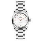 Buy Shop Omega Seamaster Aqua Terra Quartz Diamond Silver Dial Silver Steel Strap Watch for Women - 220.10.28.60.54.001 USA Online