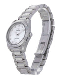 Buy Shop Omega Seamaster Aqua Terra Quartz Diamonds Mother of Pearl Dial Silver Steel Strap Watch for Women - 220.10.28.60.55.001 USA Online