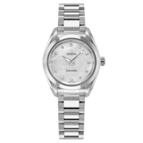 Buy Shop Omega Seamaster Aqua Terra Quartz Diamonds Mother of Pearl Dial Silver Steel Strap Watch for Women - 220.10.28.60.55.001 USA Online