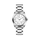 Buy Shop Omega Seamaster Aqua Terra Quartz Diamonds Mother of Pearl Dial Silver Steel Strap Watch for Women - 220.10.28.60.55.001 USA Online