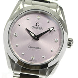 Buy Shop Omega Seamaster Aqua Terra Quartz Purple Dial Silver Steel Strap Watch for Women - 220.10.28.60.60.001 USA Online