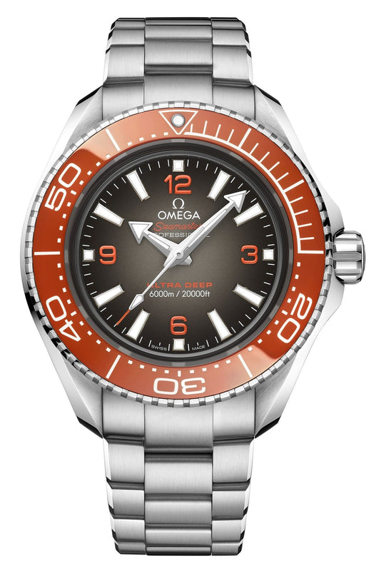 Buy Shop Omega Seamaster Planet Ocean 6000M 45.5mm Black Dial Silver Steel Strap Watch for Men - 21530462106001 USA Online