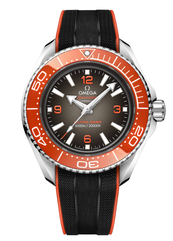 Buy Shop Omega Seamaster Planet Ocean 6000M Co Axial Master Chronograph Black Dial Black Rubber Strap Watch for Men - 21532462106001 USA Online