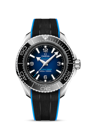 Buy Shop Omega Planet Ocean 6000M Co Axial Master Chronometer 45.5mm Blue Dial Black Rubber Strap Watch for Men - 21532462103001 USA Online
