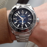 Buy Shop Omega Seamaster Planet Ocean 6000M Co Axial Master Chronometer Blue Dial Silver Steel Strap Watch for Men - 21530462103001 USA Online