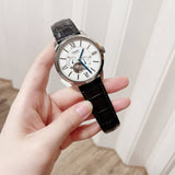 Buy Shop Fossil Townsman Automatic Chronograph White Dial Blue Leather Strap Watch for Men - ME3167 USA Online