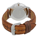 Buy Shop Daniel Wellington Dapper Durham White Dial Brown Leather Strap Watch For Men - DW00100116 USA Online