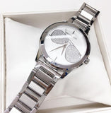 Buy Shop Michael Kors Harman Analog Silver Dial Silver Steel Strap Watch For Women - MK3672 USA Online