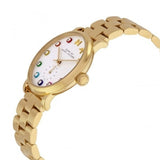 Buy Shop Marc Jacobs Baker White Dial Gold Steel Strap Watch for Women - MBM3440 USA Online
