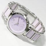 Coach Tristent Purple Dial Two Tone Steel Strap Watch for Women - 14502461