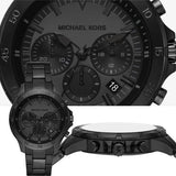 Buy Shop Michael Kors Grayson Chronograph Black Dial Black Steel Strap Watch For Men - MK9109 USA Online
