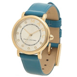 Buy Shop Marc Jacobs Roxy Silver Dial Green Leather Strap Watch for Women - MJ1633 USA Online