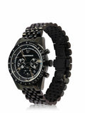 Emporio Armani Tazio Chronograph Black Dial Black Steel Strap Watch For Men - AR5989