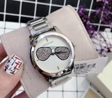 Buy Shop Michael Kors Harman Analog Silver Dial Silver Steel Strap Watch For Women - MK3672 USA Online