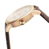Buy Shop Tissot Le Locle Powermatic 80 Silver Dial Brown Leather Strap Watch For Men - T006.407.36.033.00 USA Online