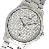 Buy Shop Gucci G Timeless Quartz Silver Dial Silver Steel Strap Watch For Women - YA126459 USA Online