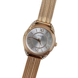 Buy Shop Guess Whisper Silver Dial Rose Gold Mesh Bracelet Watch for Women - W1084L3 USA Online