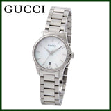 Gucci G Timeless Mother of Pearl Dial Silver Steel Strap Watch For Women - YA126543