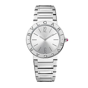 Buy Shop Bvlgari Bvlgari Lady Silver Dial Silver Steel Strap Watch for Women - BVLGARI103575 USA Online
