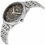 Buy Shop Fossil Tailor Mother of Pearl Black Dial Silver Steel Strap Watch for Women - ES3911 USA Online