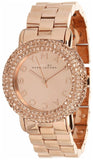 Buy Shop Marc Jacobs Marci Crystals Rose Gold Dial Rose Gold Steel Strap Watch for Women - MBM3192 USA Online