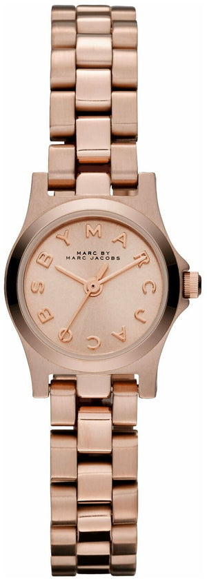 Buy Shop Marc Jacobs Dinky Rose Gold Dial Rose Gold Steel Strap Watch for Women - MBM3200 USA Online