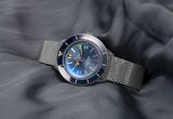 Buy Shop Breitling Superocean Heritage '57 Special Edition II Blue Dial Silver Mesh Bracelet Watch for Men - A103702A1C1A1 USA Online