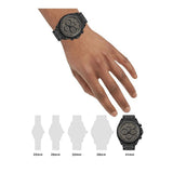 Buy Shop Hugo Boss Cloud Chronograph Black Dial Black Steel Strap Watch For Men - 1514016 USA Online