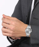 Buy Shop Guess Hendrix Silver Dial Silver Steel Strap Watch for Men - GW0066G1 USA Online