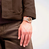 Buy Shop D1 Milano Ultra Thin Brown Dial Gold Steel Strap Watch for Unisex - D1-UTBJ10 USA Online