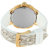 Buy Shop Michael Kors Sydney Quartz White Dial White Leather Strap Watch For Women - MK7221 USA Online