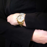 Buy Shop Michael Kors Runway Chronograph Gold Dial Two Tone Steel Strap Watch For Women - MK7329 USA Online