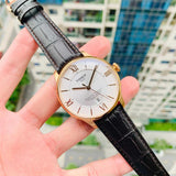 Buy Shop Tissot Chemin Des Tourelles Powermatic 80 Cosc Silver Dial Brown Leather Strap Watch For Men - T099.408.36.038.00 USA Online
