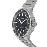 Buy Shop Oris Aquis Date Black Dial Silver Steel Strap Watch for Men - 0173377304134-0782405PEB USA Online