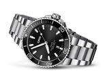 Buy Shop Oris Aquis Date Black Dial Silver Steel Strap Watch for Men - 0173377304134-0782405PEB USA Online