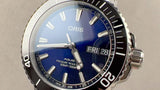 Buy Shop Oris Aquis Date Blue Dial Black Rubber Strap Watch for Men - 0173377304152-0742464EB USA Online