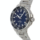 Buy Shop Oris Aquis Date Blue Dial Silver Steel Strap Watch for Men - 0173377304135-0782405PEB USA Online