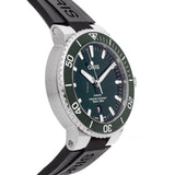 Buy Shop Oris Aquis Date Green Dial Black Rubber Strap Watch for Men - 0173377304157-0742464EB USA Online