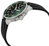 Buy Shop Oris Aquis Date Green Dial Black Rubber Strap Watch for Men - 0173377304157-0742464EB USA Online