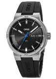 Buy Shop Oris TT1 Day Date Black Dial Black Rubber Strap Watch for Men - 0173577524154-0742406FC USA Online