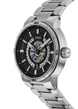 Buy Shop Oris TT1 Engine Date Skeleton Black Dial Silver Steel Strap Watch for Men - 0173377524124-0782408 USA Online