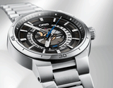 Buy Shop Oris TT1 Engine Date Skeleton Black Dial Silver Steel Strap Watch for Men - 0173377524124-0782408 USA Online