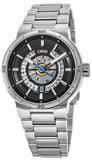 Buy Shop Oris TT1 Engine Date Skeleton Black Dial Silver Steel Strap Watch for Men - 0173377524124-0782408 USA Online