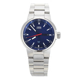 Buy Shop Oris Williams F1 Day Date Blue Dial Silver Steel Strap Watch for Men - 0173577164155-0782450 USA Online