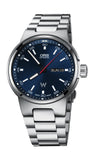 Buy Shop Oris Williams F1 Day Date Blue Dial Silver Steel Strap Watch for Men - 0173577164155-0782450 USA Online